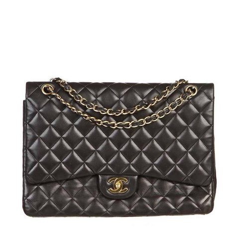 Chanel Black Single Flap Bag