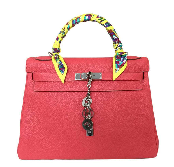 Hermes Kelly 32 Rouge Pivoine Bag