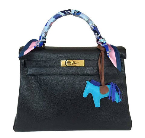 Hermes Kelly 32 Black Bag