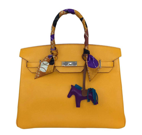 Hermes Birkin 35 Jaune Yellow Bag 