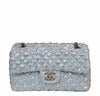 Chanel Double Flap Small Silver