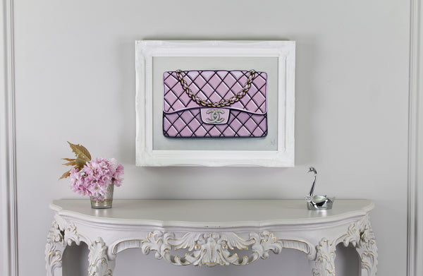  Limited Edition Diamond Bebe Rose Chanel Giclée on Wall