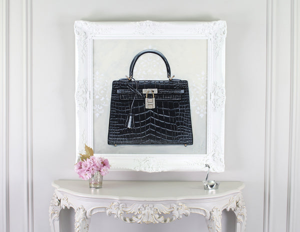 Limited Edition Timeless Hermes Kelly Giclée on Wall