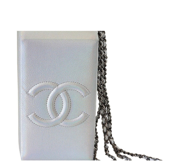 Chanel Lait De Coco Bag Silver
