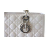 Christian Dior Lady Dior Bag Pearl Grey New Detail