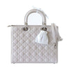 Lady Dior Bag Pearl Grey