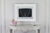 Original Timeless Chanel Painting on Wall With Swan