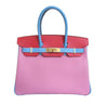 Hermes Birkin Bag 30 Tri-Color
