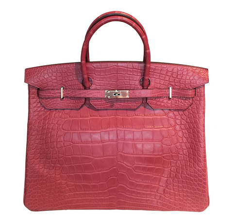 Hermes matte crocodile 2025 birkin bag price