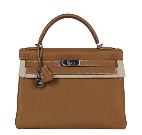 Hermes Kelly 32 Gold Togo Bag