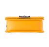 chanel boy flap bag yellow used bottom