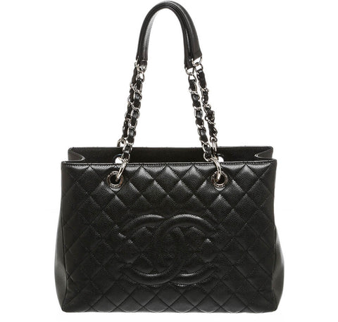 Chanel Grand Shopper Tote Black Caviar