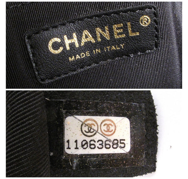 Chanel Rayeures Striped Velvet Flap Bag