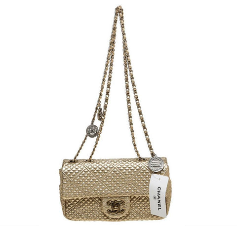 Chanel 15C Coin Classic Bag Gold