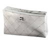 Chanel Twisted Mirror Runway Bag Silver Used Front