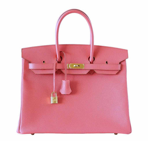 Hermes Birkin 35 Flamingo Epsom Bag