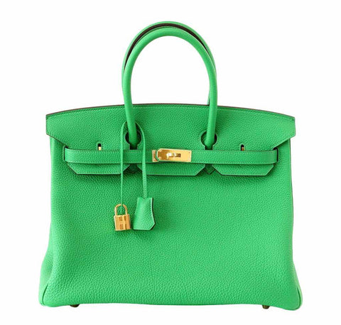 Hermes Birkin 35 Bamboo Bag