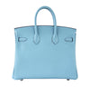 Hermes Birkin 25 Bag Blue Swift