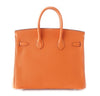 Hermes Birkin 25 Bag Orange Togo