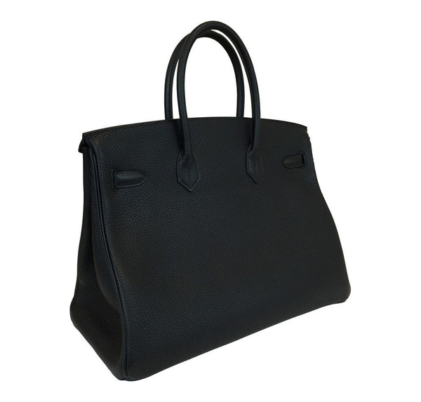 hermes birkin 35 black new back