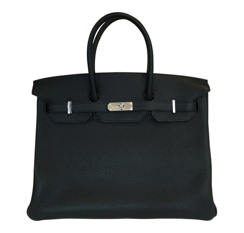 Hermes Birkin 35 Black Togo Bag