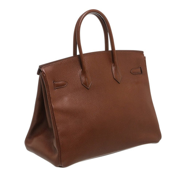 Hermes Birkin 35 Brown Used back