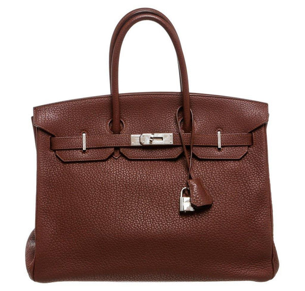 Hermes Birkin 35 Brown Togo Bag PHW