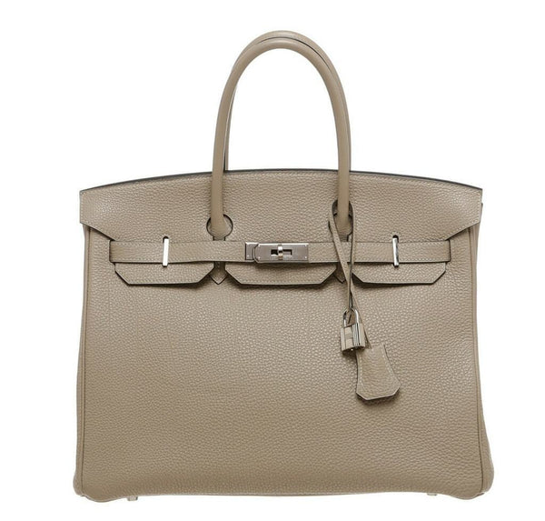 Hermes Birkin 35 Gris Tourterelle Bag