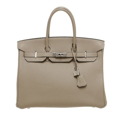 Hermes Birkin 35 Gris Tourterelle Bag