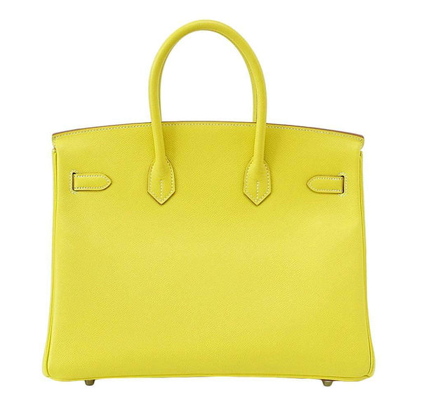 hermes birkin 35 lime candy series limited edition new back