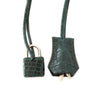 Hermes Birkin 40 Vert Fonce Crocodile Lock Keys Clochette