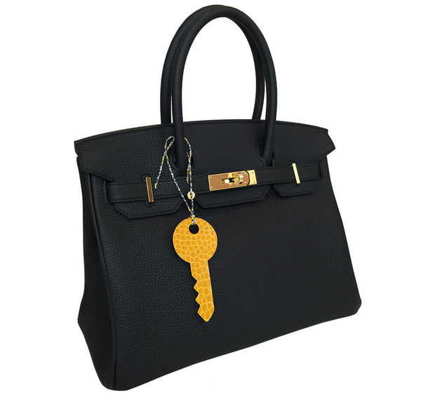 Hermes Limited Edition Key Charm Yellow