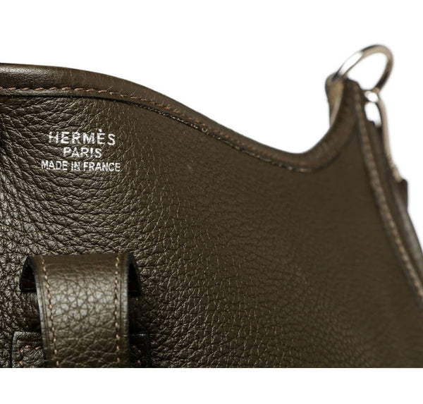 Hermes Evelyne I Bag Green Clemence