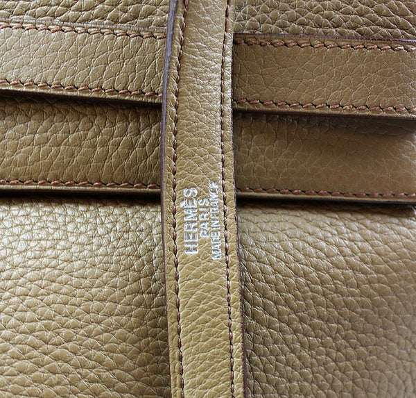 hermes kelly 35 tabac camel used strap