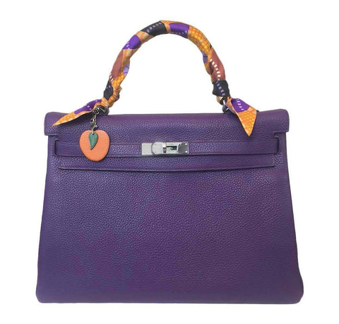Hermes Kelly 35 Ultraviolet Bag