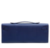 Hermes Kelly Cut Clutch Bag Blue 