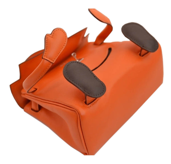 Hermes Kelly Idole Bag Orange Gulliver