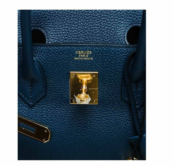 hermes birkin 30 bleu prusse new embossing