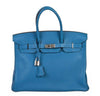 Hermes Birkin 35 Mykonos Blue Bag