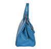 hermes birkin 35 mykonos blue new side