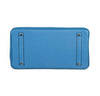 hermes birkin 35 mykonos blue new bottom