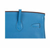 hermes birkin 35 mykonos blue new detail
