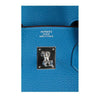 hermes birkin 35 mykonos blue new embossing