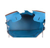 hermes birkin 35 mykonos blue new inside