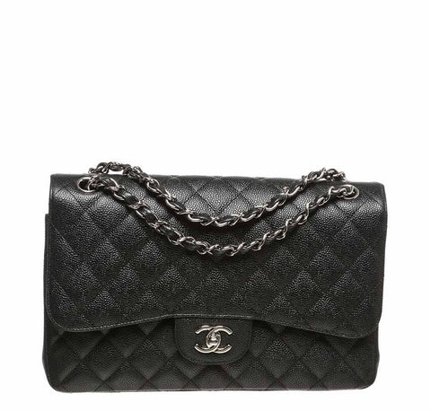 Chanel Black Jumbo 2.55 Bag Caviar