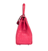 Hermès Mexico Alligator Kelly 28 Matte Rose PHW Bag