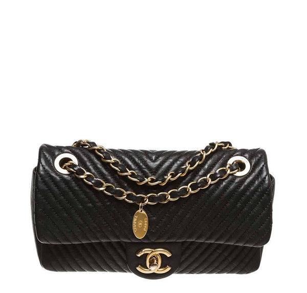 Chanel Black 2.55 Bag Lambskin