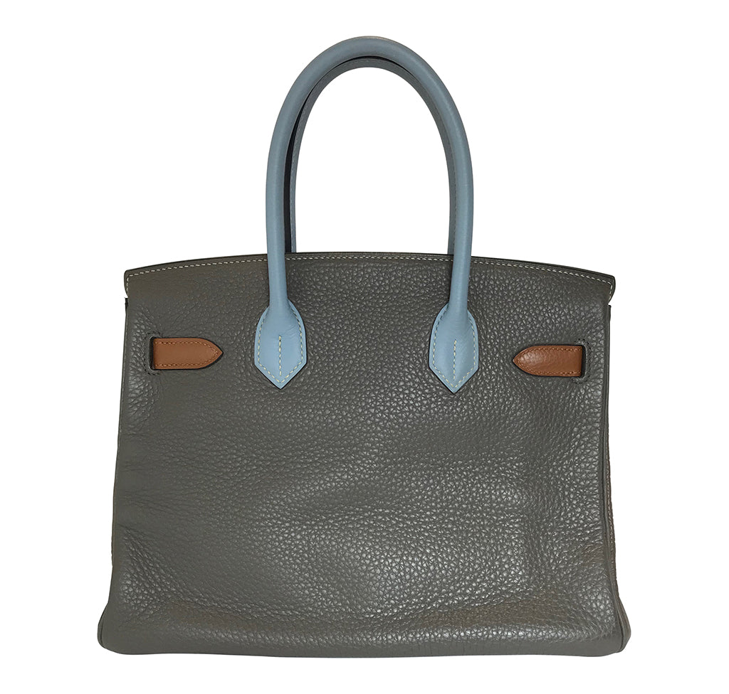 Hermes Birkin Bag, Etain Brown, 35cm, Clemence with palladium