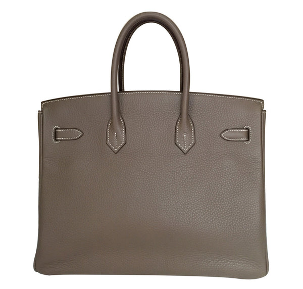 Hermès Etoupe Birkin Bag 35cm PHW