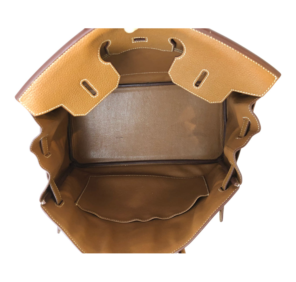 Hermès Birkin 35 Bronze dore Togo Palladium Hardware PHW — The
